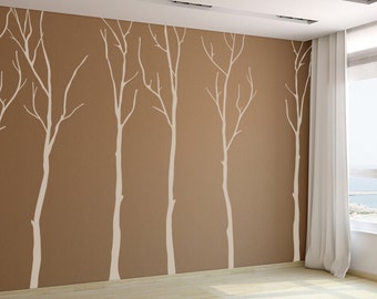 Decals for Walls Winter Trees Sticker Bedroom Decals Home Office Decor decals Home Decor Art  DecalIsland -Winter Trees wall decal SD 056