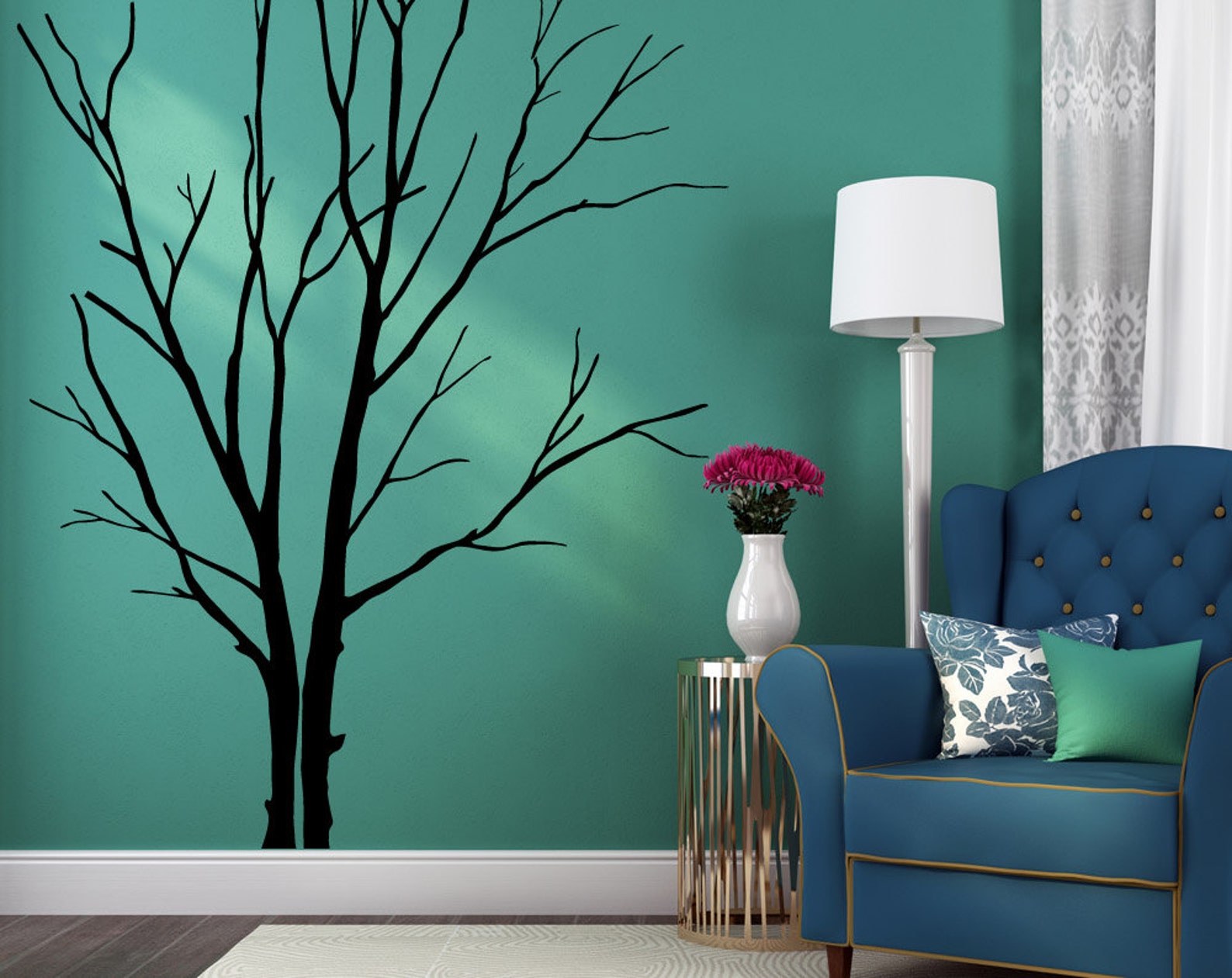 Wall Decals for Bedroom Winter Tree Decal Tree Wall Decals for Etsy