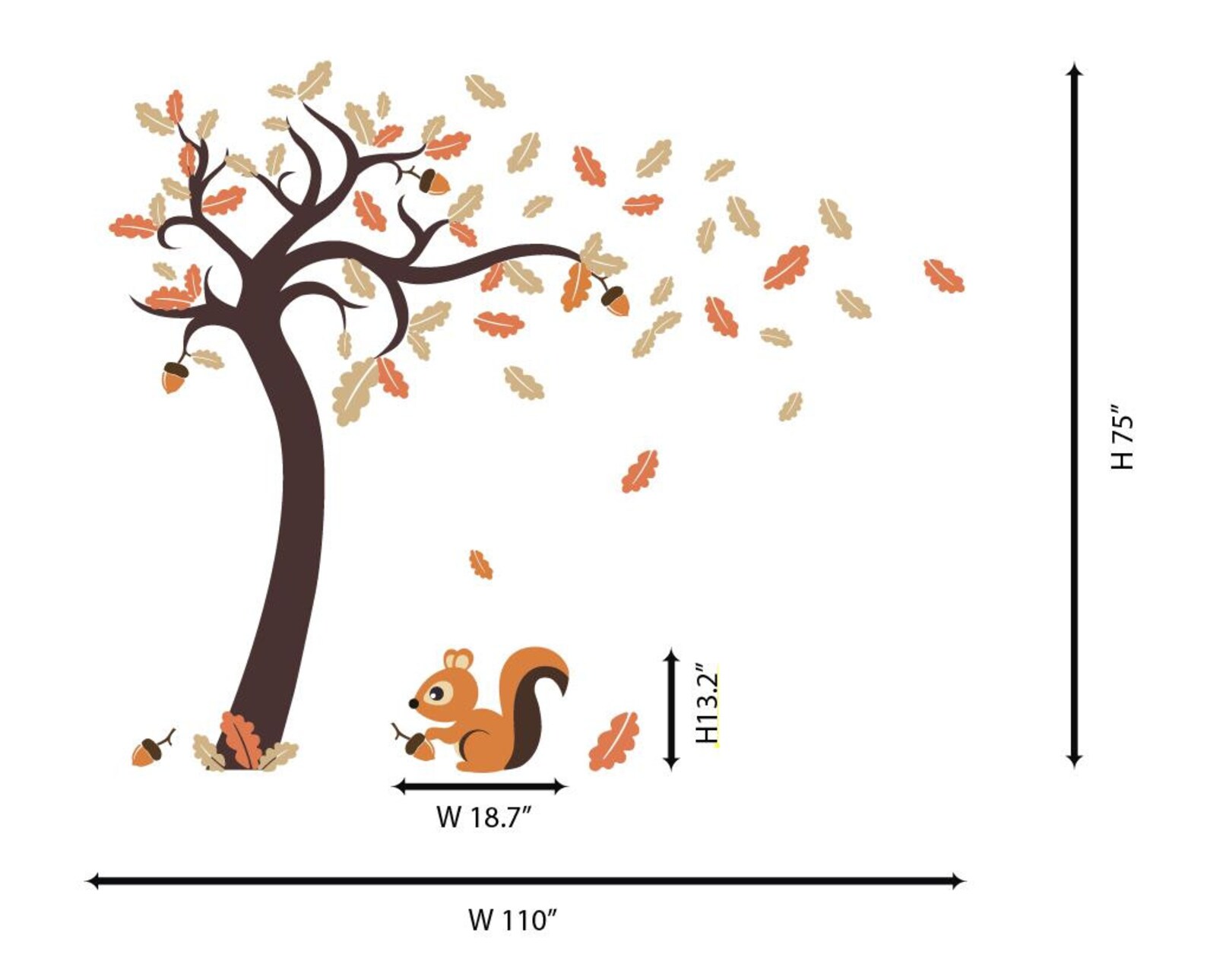 Baby Boy Nursery Ideas Tree Decals for Walls Wall Sticker Etsy