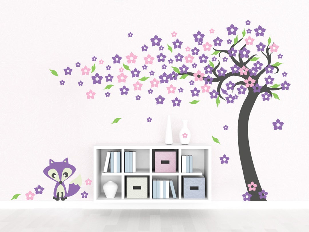 Stick on Wall Art Tree Decals for Walls Wall Sticker Decals Etsy