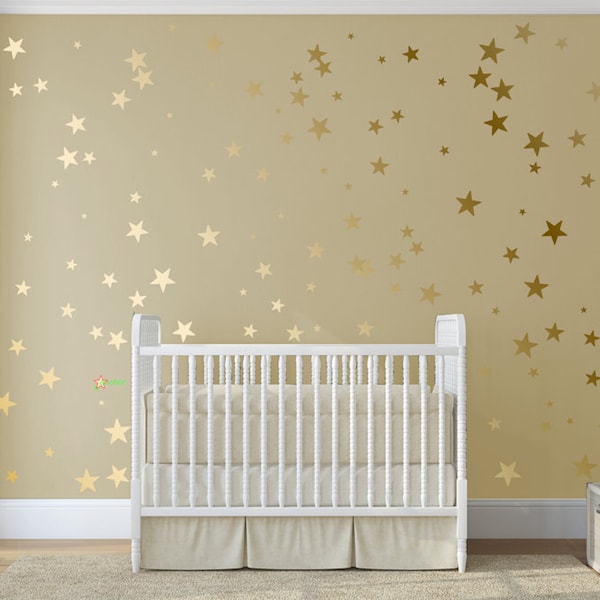 Gold Wall Decals Etsy