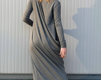 Vestido largo de manga larga PARIS