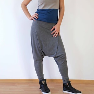 Long Drop Crotch Pants - Stylish and Comfortable Bottoms