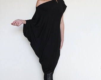 Vestido asimétrico holgado extragrande