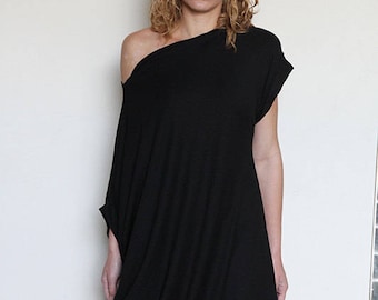 Vestido asimétrico holgado extragrande