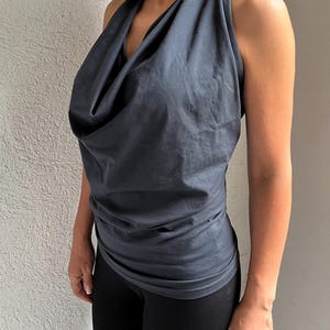 Halter Neck Top Backless Open Back Top