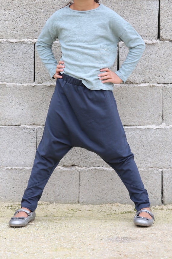 kids drop crotch pants