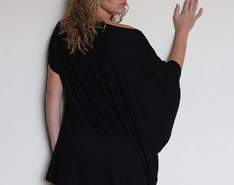 Vestido asimétrico holgado extragrande