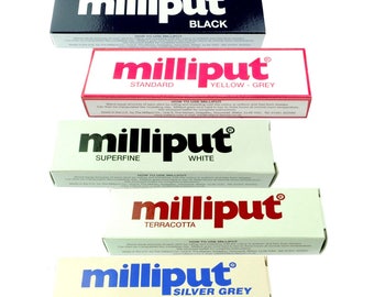 Proops Milliput Epoxy Putty, verschillende kleuren, pak van 5 kleuren (1 pak van elke kleur vermeld in de beschrijving). (X8131) Gratis verzending in het VK