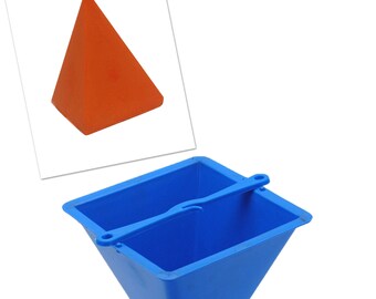 UK Made S7675 1 x Arc Semi Curved Wave Shaped Candle Making Mould Mold