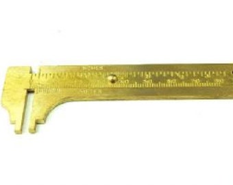 100mm Mini Brass Sliding Gauge Vernier Caliper Measure Measurement Tool Nt