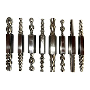 Proops Highly Polished Heavy Duty Steel Double Ended Forming Stake, Choice of Shapes, Synclastic, Anticlastic, 9". (J2126) Free UK Postage.