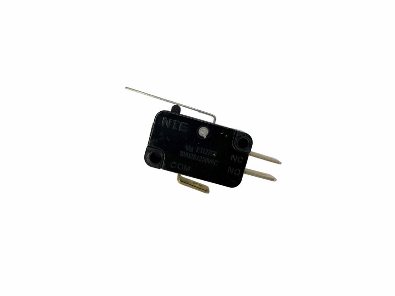 Proops Micro Switch, Long Lever 10A 125V /250V 28mm x 15mm x 8mm Body E2112 Free UK Postage image 1