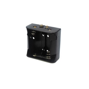 Proops Battery Holders, Pack of 5 Open Holders with Snap Connector, Holds 2 D Type Batteries. (E3313) Free UK Postage