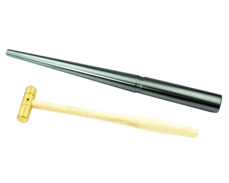 Proops Solid Steel Round Ring Mandrel /& Jewellers Hammer 6 Heads J1288
