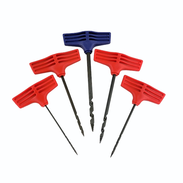 Linic Products UK Made Twist Gimlet Screw Awls, Set of Five, Various Sizes (W8073). Free UK Postage.