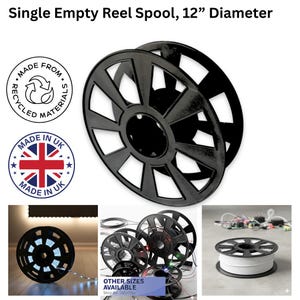 12” Diameter Empty Reel Spool for Cable/Xmas Lights/LED Lights, Rope, Wire, etc. (PL500) Free UK Postage