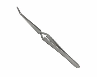 Proops Pinça de aço inoxidável com travamento automático de 6,5 "ou 165 mm, extremidade dobrada, ponta serrilhada (S7144). Frete grátis no Reino Unido.
