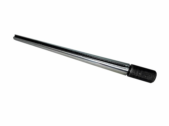 Proops Steel Ring Mandrel with a Groove BLACK HANDLE. Shaping Forming Jewellery J2090 Free UK Postage