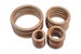 Linic Products UK Made Macrame Rings, Plastic, Pack of 20, Five of Each 38, 50, 76, 101mm, Choice of 2 Colours (S7330) Free UK Postage. 