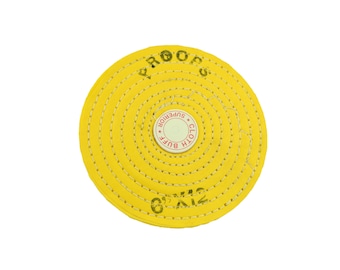 Proops 6" 150mm x 3.35mm 1/4" 12 layer cloth Buffing Wheel. (X1237) Free UK Postage