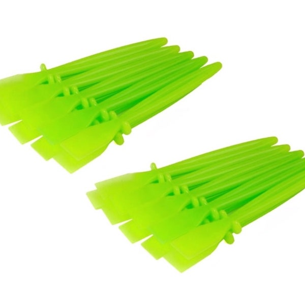 Linic Products Épandeurs de colle fabriqués au Royaume-Uni, vert, lot de 20, plastique, artisanat, adhésif, pâte, spatules d'épandage PVA (S7629) sans frais de port au Royaume-Uni.