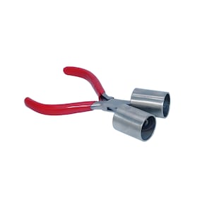 Zange 25 mm / 1 &quot;, Doppelzylinder-Armband-Rundbiegezange. Schmuckdrahtformung (J2074). Versandkostenfrei.