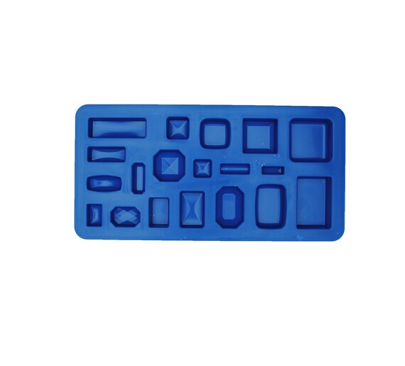 Proops DIY Rectangular/Square/Octagonal Cabochon Mold Tray Making Jewellery Faceted Pendant Resin Casting Mould. (J2214) Free UK Postage