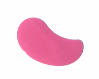 Linic Products UK Made Flexible Plastic Bowl Scraper, Kidney Shape, Pink. Pizza, Dough, Cake Mixing Scraper. ( S7311) Free UK Postage