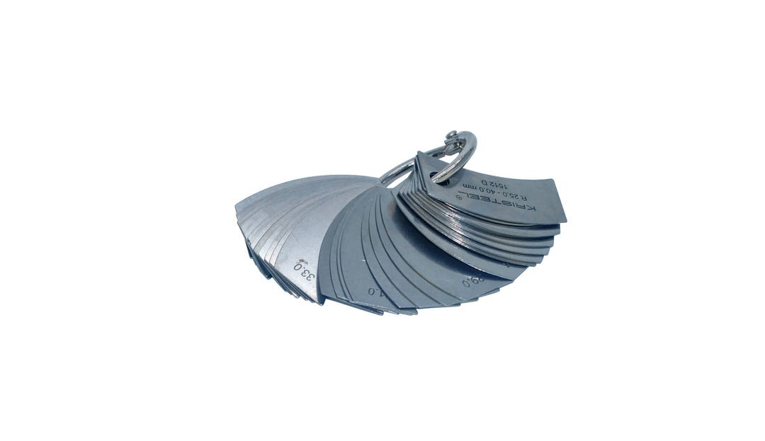 Key Proops Proops Key Ring Type Metric Radius Gauge R 25 - 40mm, 32 Steel Marked ...