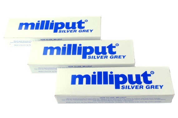 Proops Milliput Epoxy Putty, Silver Grey X 3 Packs. Modelling