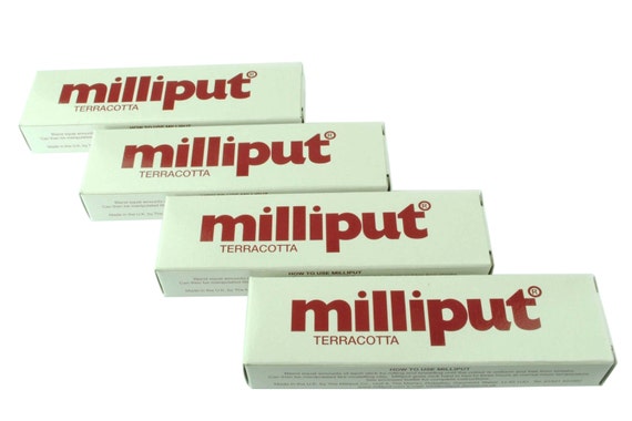 Proops Milliput Epoxy Putty, Terracotta X 4 Packs. Modelling