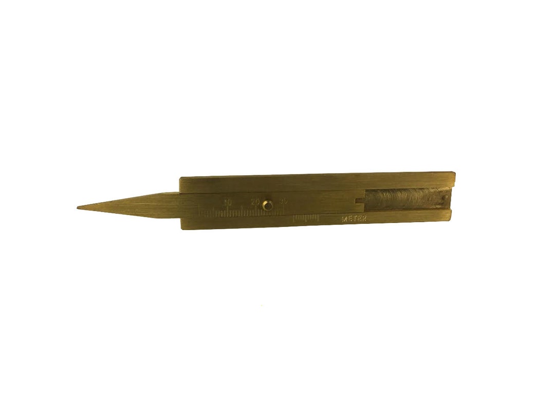 Proops Brass Depth Gauge Setting Measuring Tool Jewellery Tyre Etsy