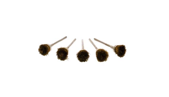 New 6pc Mini Stainless Steel Wire Pencil Rotary Tool Polishing Brush 1//8/" Shank