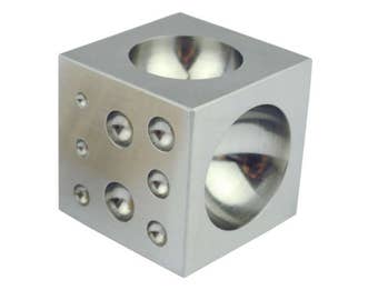 Proops Solid Steel Doming Dapping Block, 2", 18 dépressions de 3 mm à 40 mm (J1504) Affranchissement gratuit au Royaume-Uni