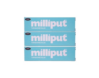 Proops Milliput Epoxy Putty, Turquoise Blue x 1 Pack. X8174