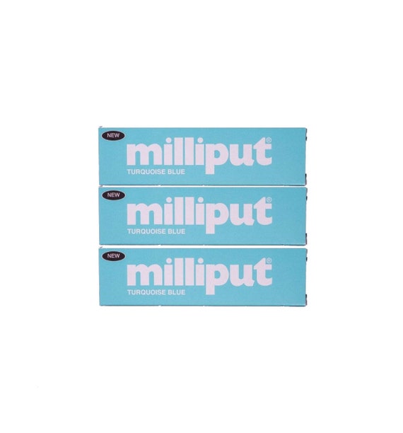 Turquoise Blue Milliput - Epoxy putty for Woodturning, Jewellery Making,  sculpting and more.