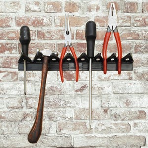 Proops Tool Rack, Garage Wall Storage Kit, Pack of 4 Tool Organisers, Wall Mounted (Tools Not Included) (S7511) Free UK Postage