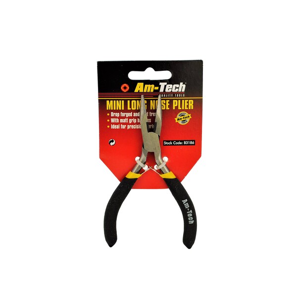 Am-Tech Mini Long Nose Precision Plier Zange Werkzeug. Am-Tech Lagercode: B3186. (S7670). Versandkostenfrei