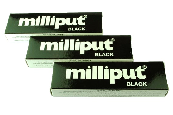 Proops Milliput Epoxy Putty, Black X 3 Packs. Modelling, Sculpture,  Ceramics, Slate Repairs. x1019b Free UK Postage 