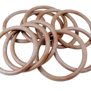 Linic Products UK Made Macrame Rings, Plastic, Pack of 10, 101mm (4"), 2 Colours, Craft, Hobby (S7329). Free UK Postage.