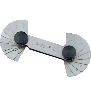 Proops Radius Gauge 0.75mm to 5.0mm (M9116). Free UK Postage.