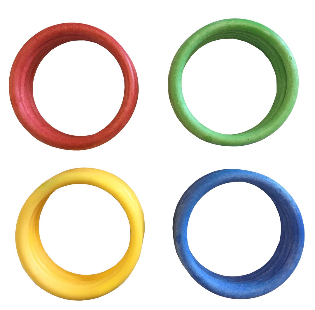 Linic Products UK Made Macrame Rings, Plastic, Pack of 20, Five of Each ...