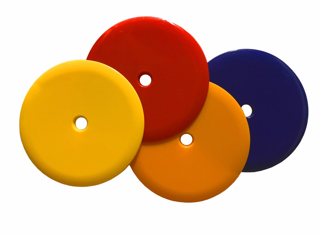 Dischi Marcatori Per Allenamento - 20 Pezzi Antiscivolo Con Sacca | 7 Colori Vivaci - Foto 10
