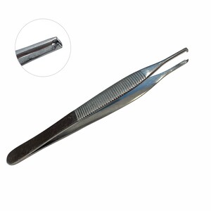 Proops Slot End/Rat Toothed Tweezers (New Old Stock, NOT PERFECT) (S7904) Free UK Postage