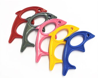 Linic Produkte UK Made Hygiene Freundlich 'Dolphin' Hands-Free Türöffner Hygiene Multi-Schlüssel-Werkzeug. Hergestellt in Großbritannien. X8186
