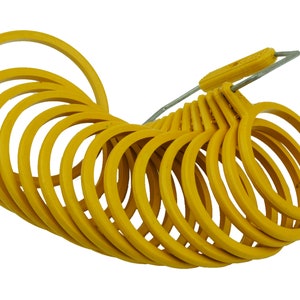 Proops Plastic Bracelet Bangle Wrist Gauge, 15 Rings with Diameter Measurements from 2&quot; - 2.7&quot; (J1152). Free UK Postage