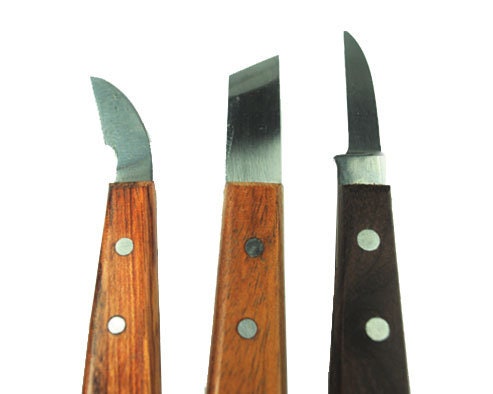 Curved & Skew Wood Chip Carving Chisels W3252 Sheffield Made Set x 3 Straight Curved & Skew Wood Chip Carving Chisels W3252 Sheffield Made Set x 3 Straight