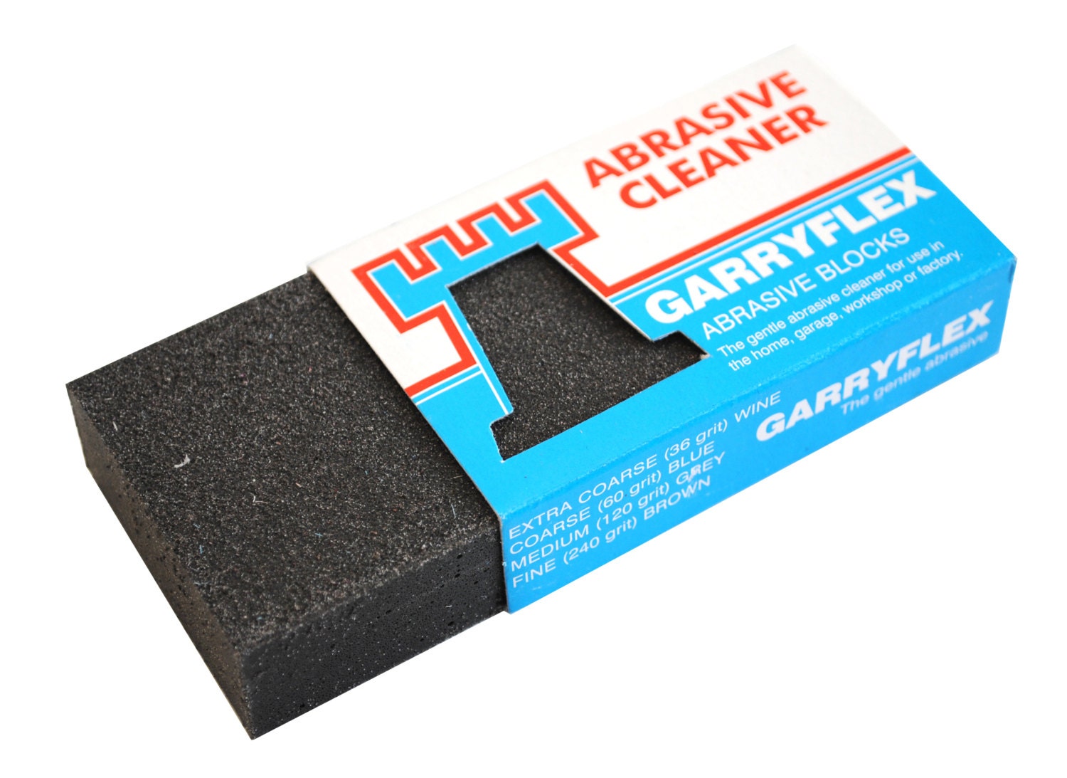 Garryflex Caoutchouc abrasif blocs Grit 36/60/120/240
