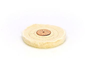 Rueda de pulido blanco doble cosida Proops 100 capas, 4 x 1/2". (X8133) Gastos de envío gratuitos en el Reino Unido